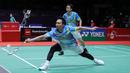 <p>Pasangan Mohammad Ahsan/Hendra Setiawan menjadi ganda putra pertama yang berhasil lolos ke final Malaysia Masters 2022. Unggulan ketiga tersebut berhasil mengalahkan wakil China, Liang Wei Keng/Wang Chang lewat straight game atau dua set langsung, yaitu 21-19 dan 21-14. (Foto: PBSI)</p>