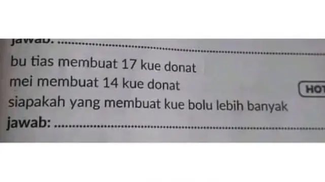 7 Soal di Buku Pelajaran Ini Absurd Banget, Bikin Murid Bingung