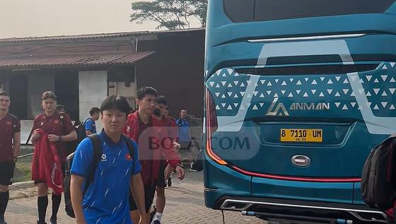 Hampir full team! Timnas Vietnam sudah tiba di Bogor jelang lawan Timnas Indonesia