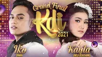 Iko (Bima) dan Kayla (Deli Serdang) akan tampil di Grand Final KDI 2021. (IST)