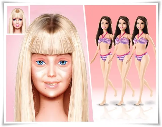 barbie makeup free