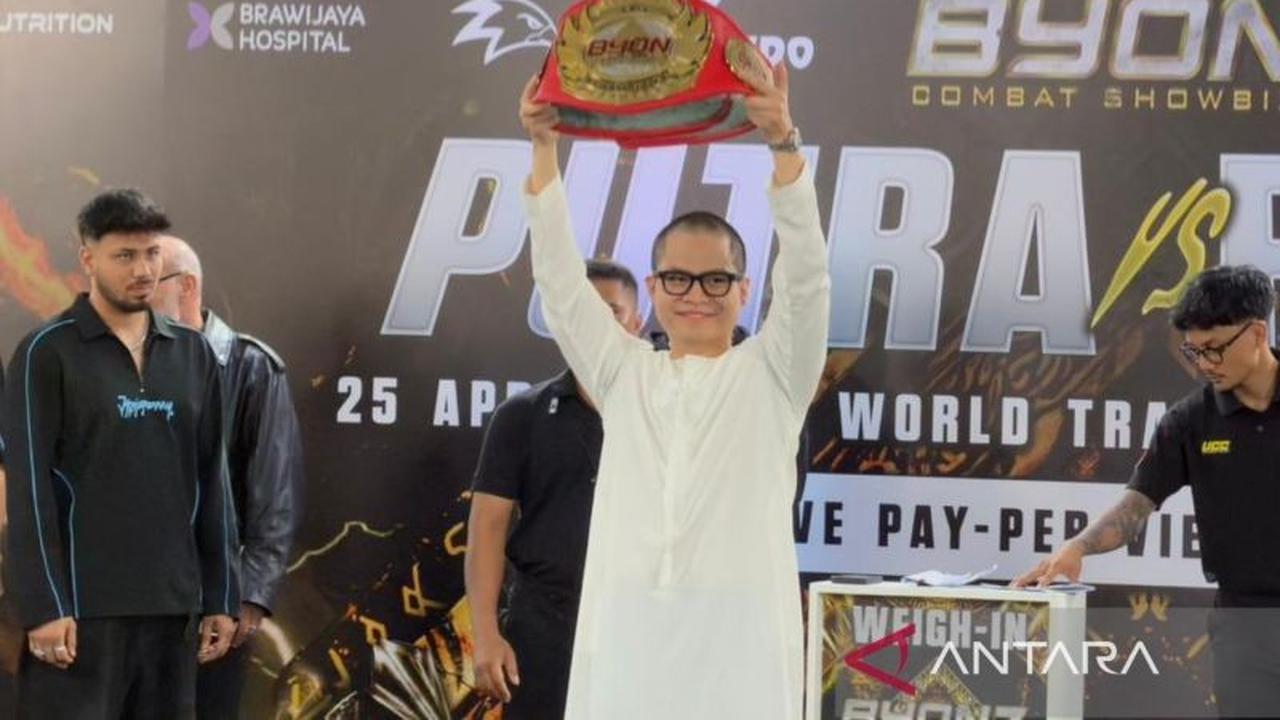 Ronal Siahaan vs Putra Abdullah Rebut Gelar Juara Byon Kickstriking Asia di Kuala Lumpur