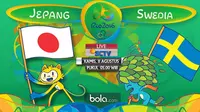 Jepang Vs Swedia_Rio 2016 (Bola.com/Adreanus Titus)