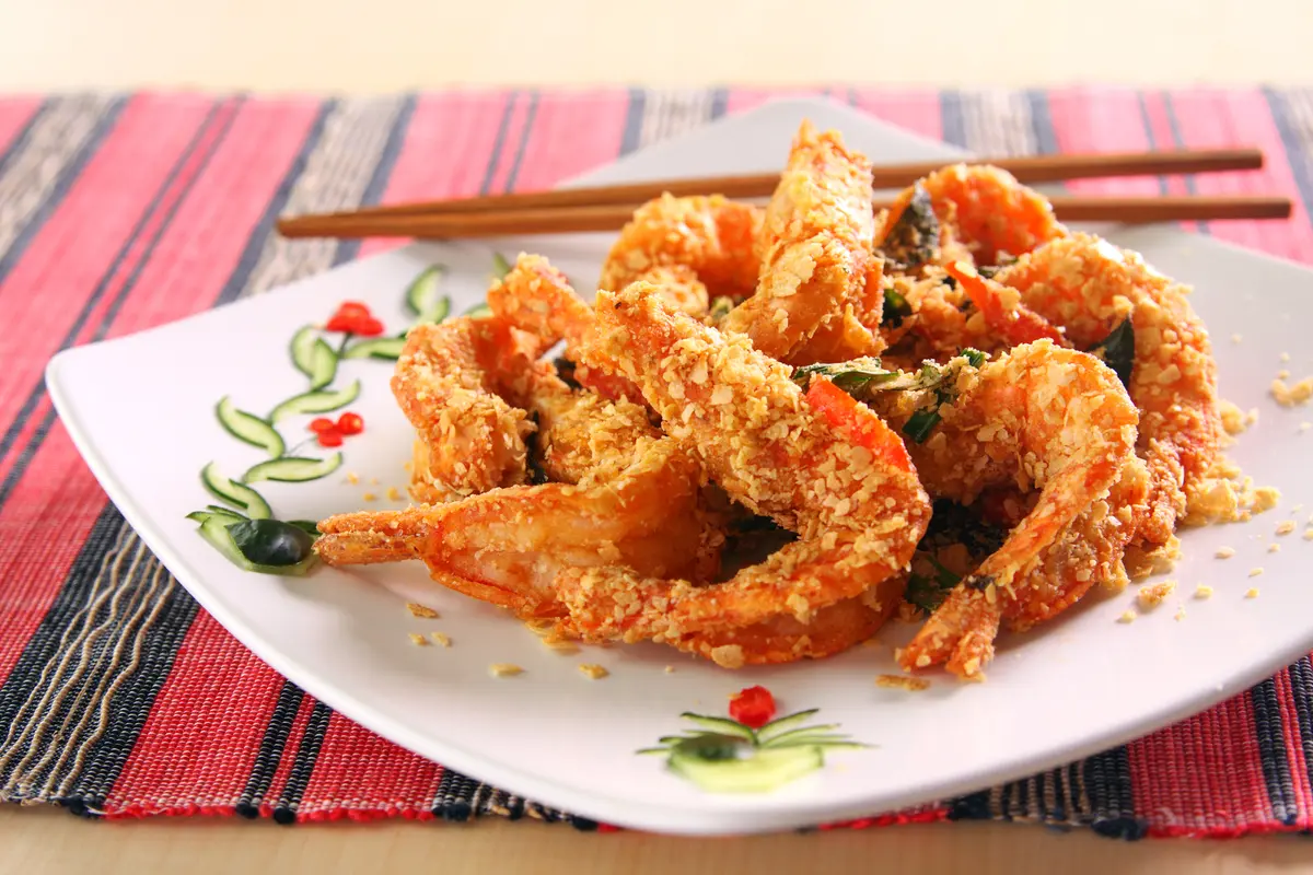 Resep Udang Goreng Telur Asin