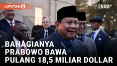 Senyuman Bahagia Prabowo Usai Bawa Pulang Investasi 18,5 Miliar Dollar