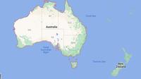 Ilustrasi Australia dan Selandia Baru (Dok. Google Maps)