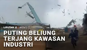 Puting Beliung Terjang Kawasan Industri
