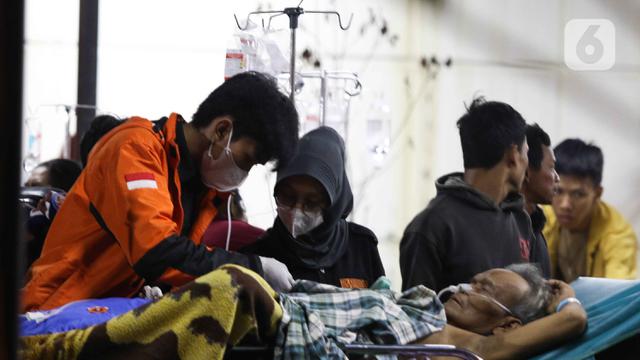 Kondisi Korban Gempa Cianjur di RSUD Sayang