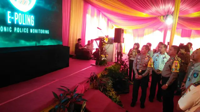 Aplikasi E-Poling Pantau Kinerja Polisi Palembang di Lapangan
