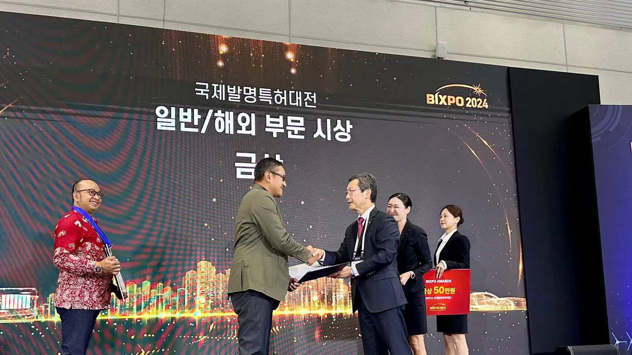 Pertagas meraih penghargaan di Bitgaram International Exposition of Electric Power Technology (BIXPO) Awards 2024. (Dok Pertagas)
