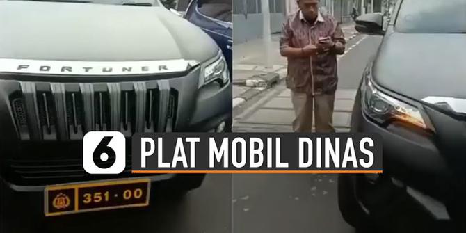 VIDEO: Viral Polisi Tangkap Pengendara Mobil Fortuner Pakai Plat Dinas Polri