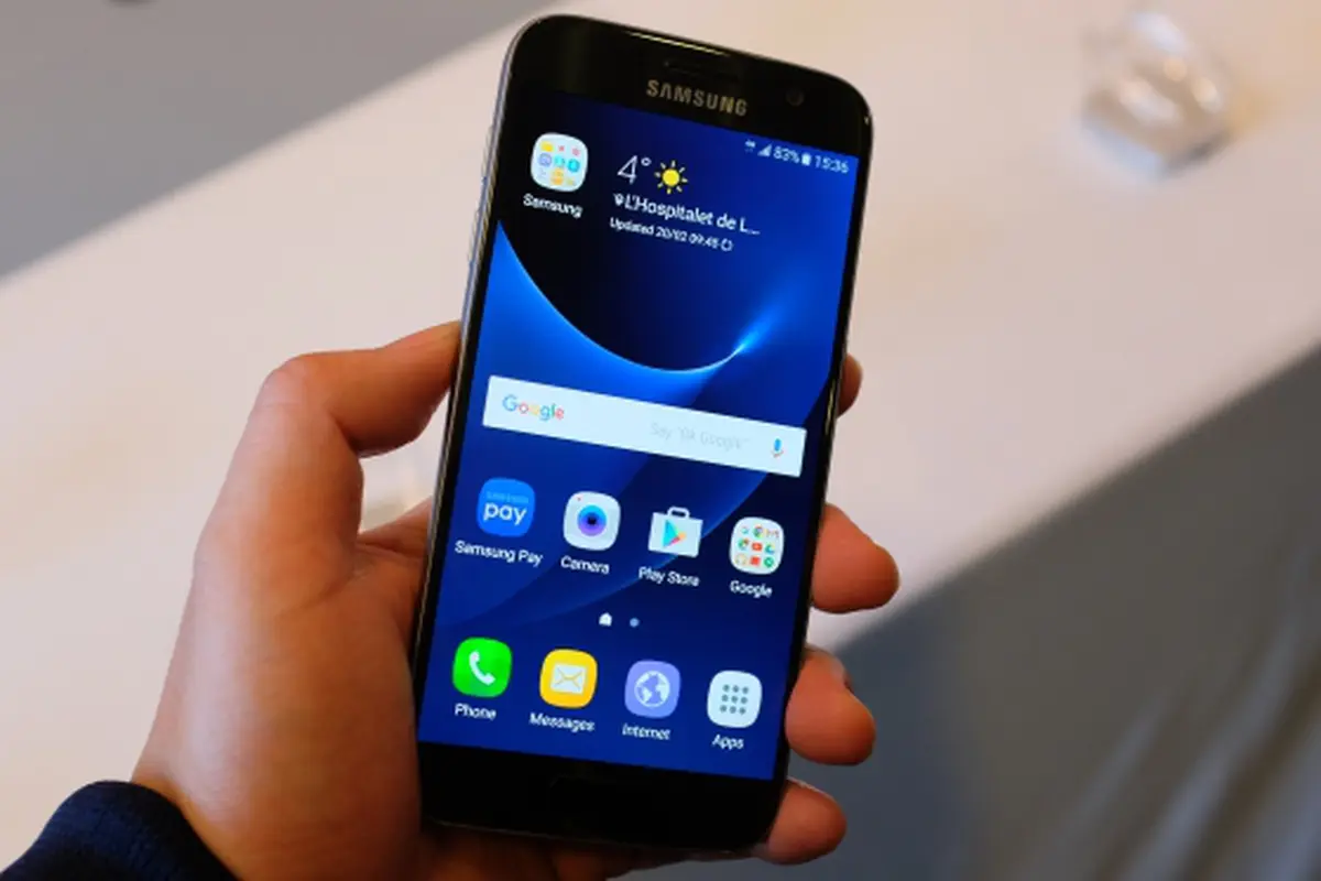 Homescreen Samsung Galaxy S7