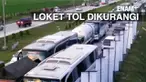 Gerbang tol Palimanan menuju Jakarta macet sepanjang 2 km akibat loketnya dikurangi dan akan digunakan untuk loket menuju Jawa Tengah