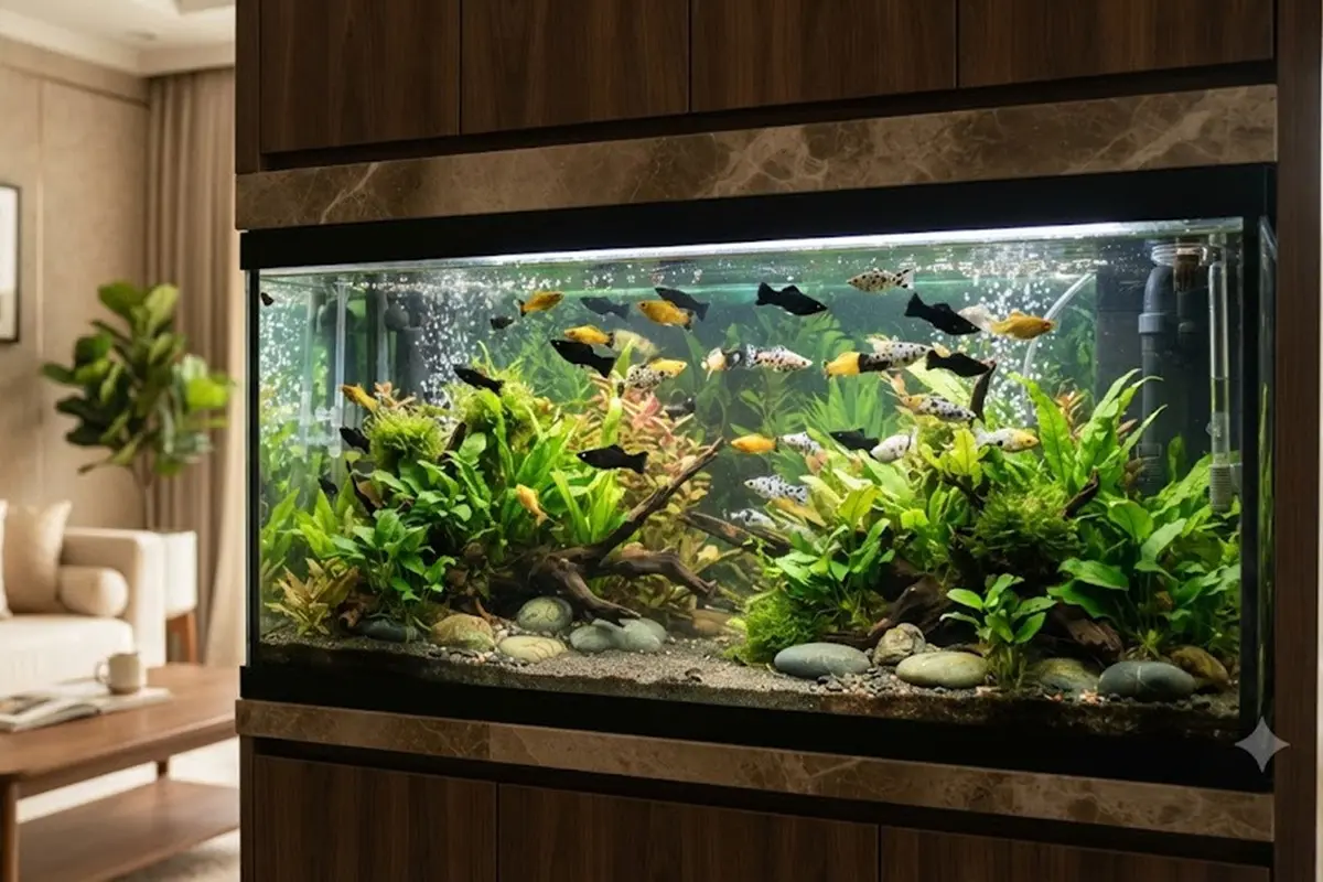 Akuarium Ikan Molly