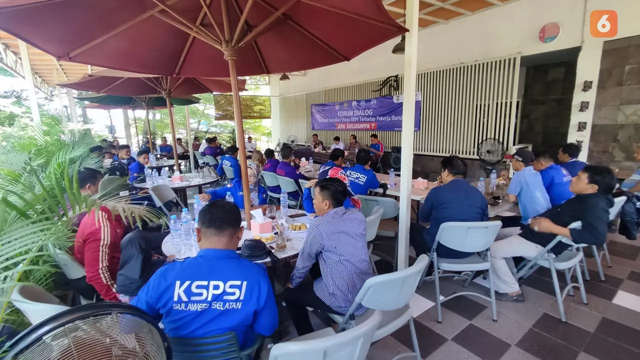 Dialog Pemprov Sulsel dan organisasi buruh terkait dampak kenaikan harga BBM (Liputan6.com/Istimewa)
