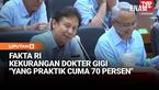 Komisi IX DPR menggelar rapat dengan Menteri Kesehatan Budi Gunadi Sadikin di Komplek Parlemen, Jakarta, Senin, 19 Januari 2026.
Terungkap fakta masalah gigi di Indonesia masih cukup tinggi.