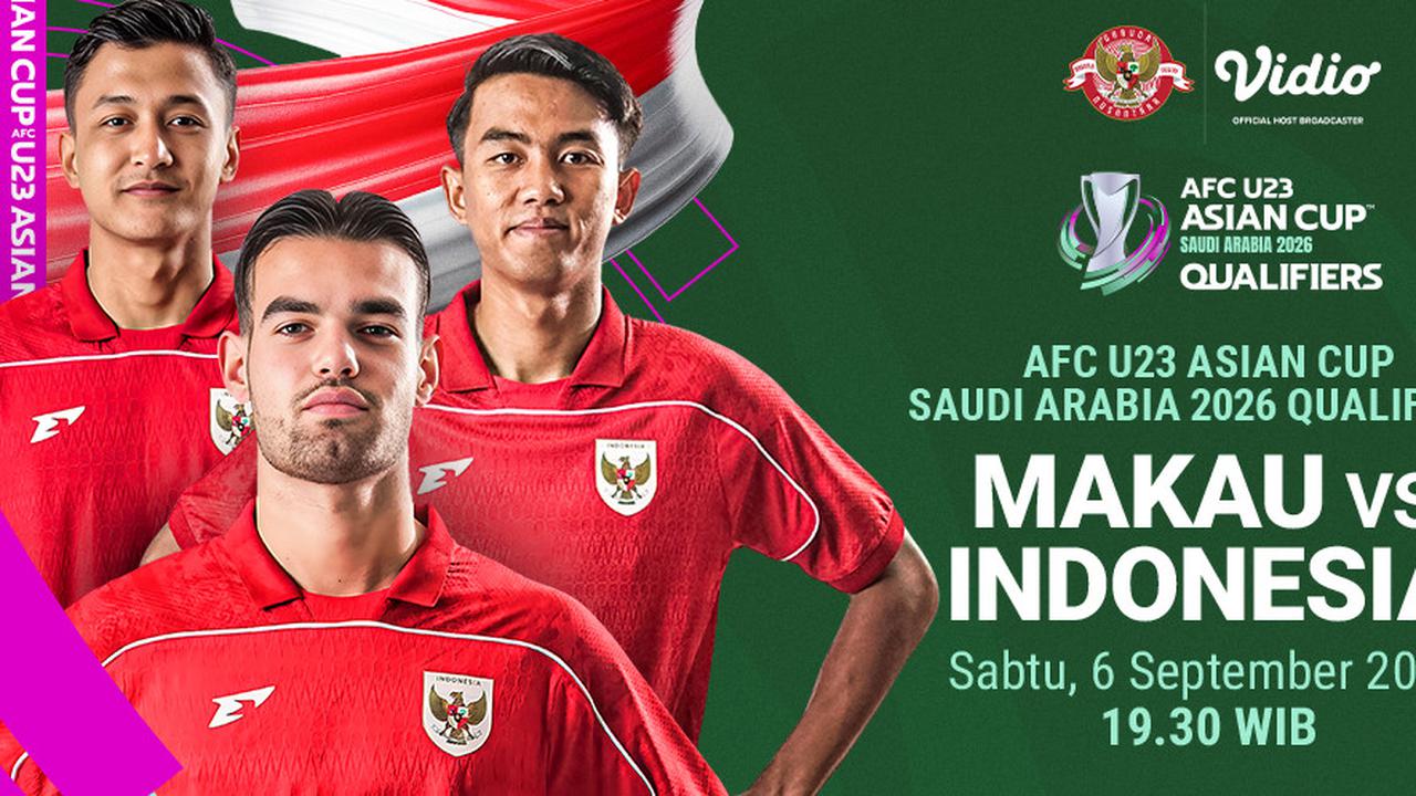 Live Streaming Timnas Indonesia U-23 vs Macau U-23: Kualifikasi AFC U-23 Asian Cup 2026 Eksklusif di Vidio