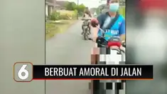 Rekaman video seorang pria melakukan tindakan amoral sambil mengendarai motornya, viral! Ternyata pelaku adalah bapak dari enam anak, dan mengaku nekat melakukan tindakan tak senonoh itu karena 2 hari tak berhubungan intim dengan istrinya.