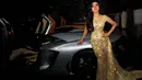 Setelah mempopulerkan kata “cetar membahana”, kini Syahrini mencetuskan Goyang Morena. (Liputan6.com/Miftahul Hayat)