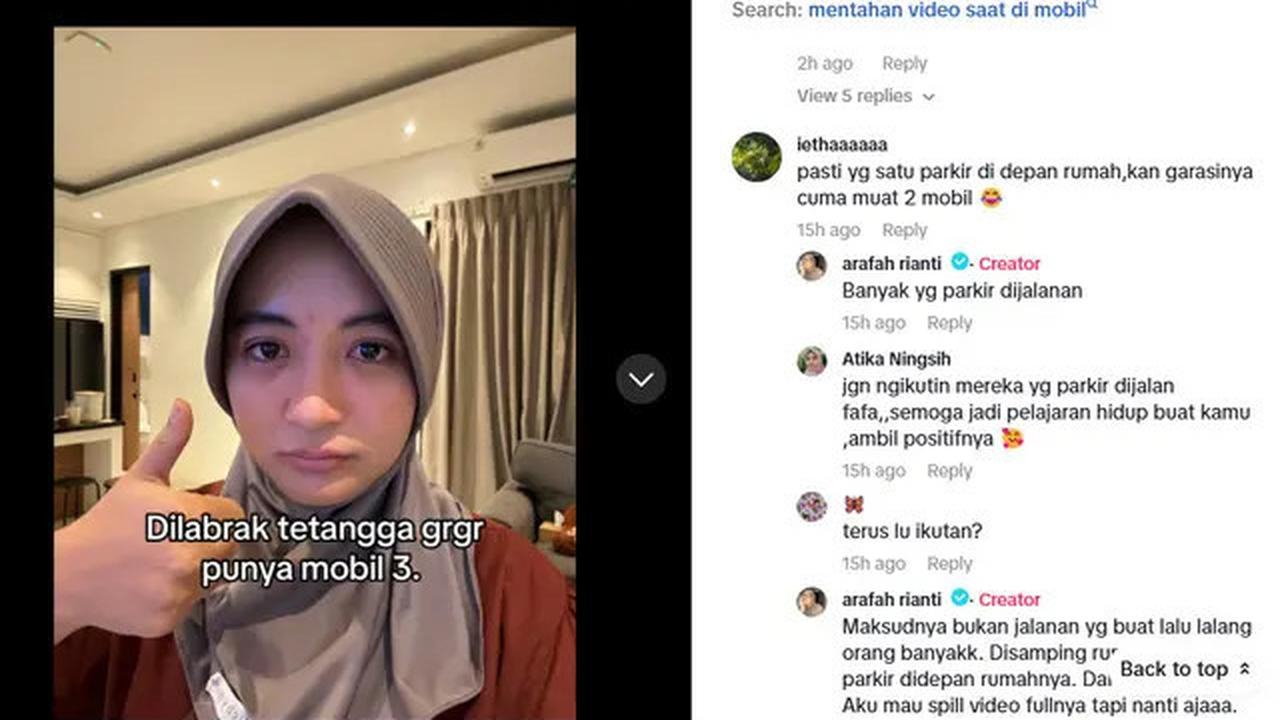 Arafah Rianti Dilabrak Tetangga karena Punya 3 Mobil, Warganet Pertanyakan Lahan Parkir