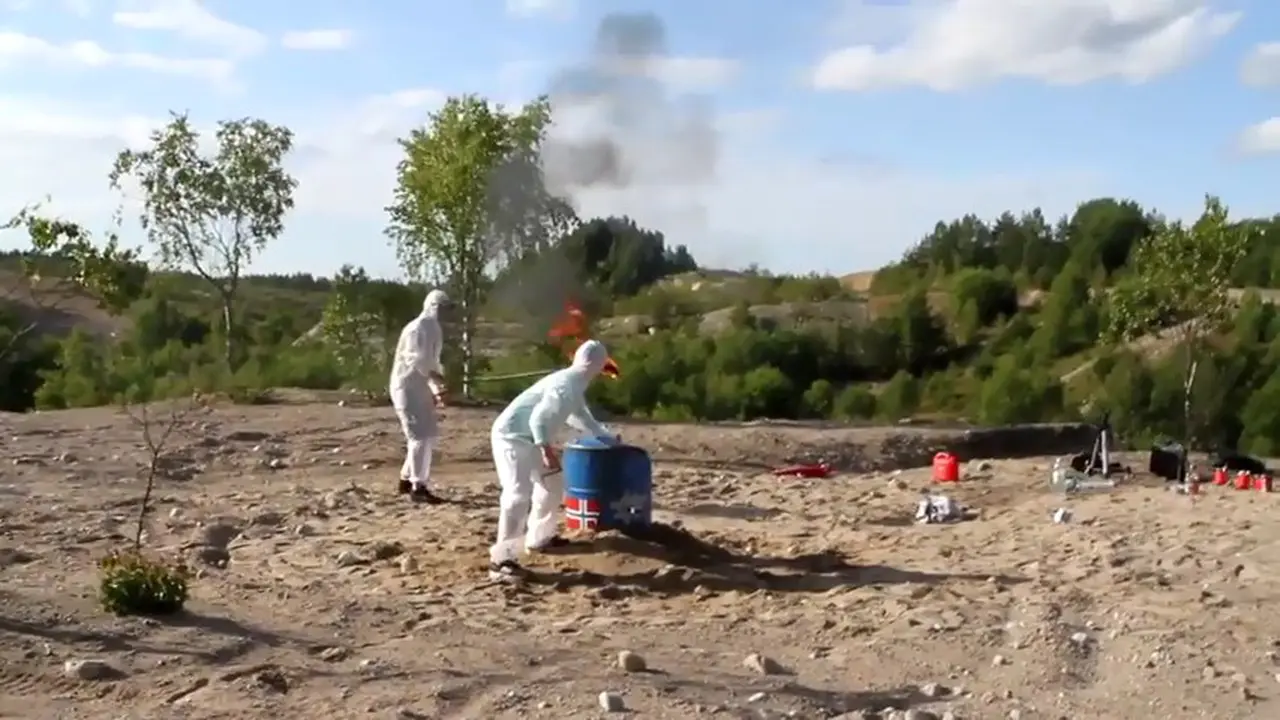 Percobaan Roket Gentong Norwegia 