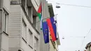 Pemerintah Slovenia menyetujui usulan mengakui kedaulatan Negara Palestina dan meminta pihak parlemennya melakukan hal yang sama. (Jure Makovec / AFP)