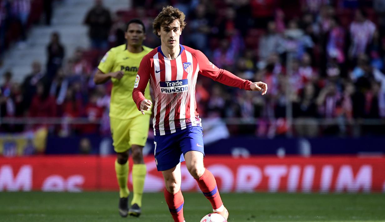 Kini Griezmann sukses mencetak 91 gol untuk Atl Madrid. Catatan tersebut akan bertambah seiriing dengan skuat Atl Madrid yang semakin berkualitas. (AFP/Javier Soriano)