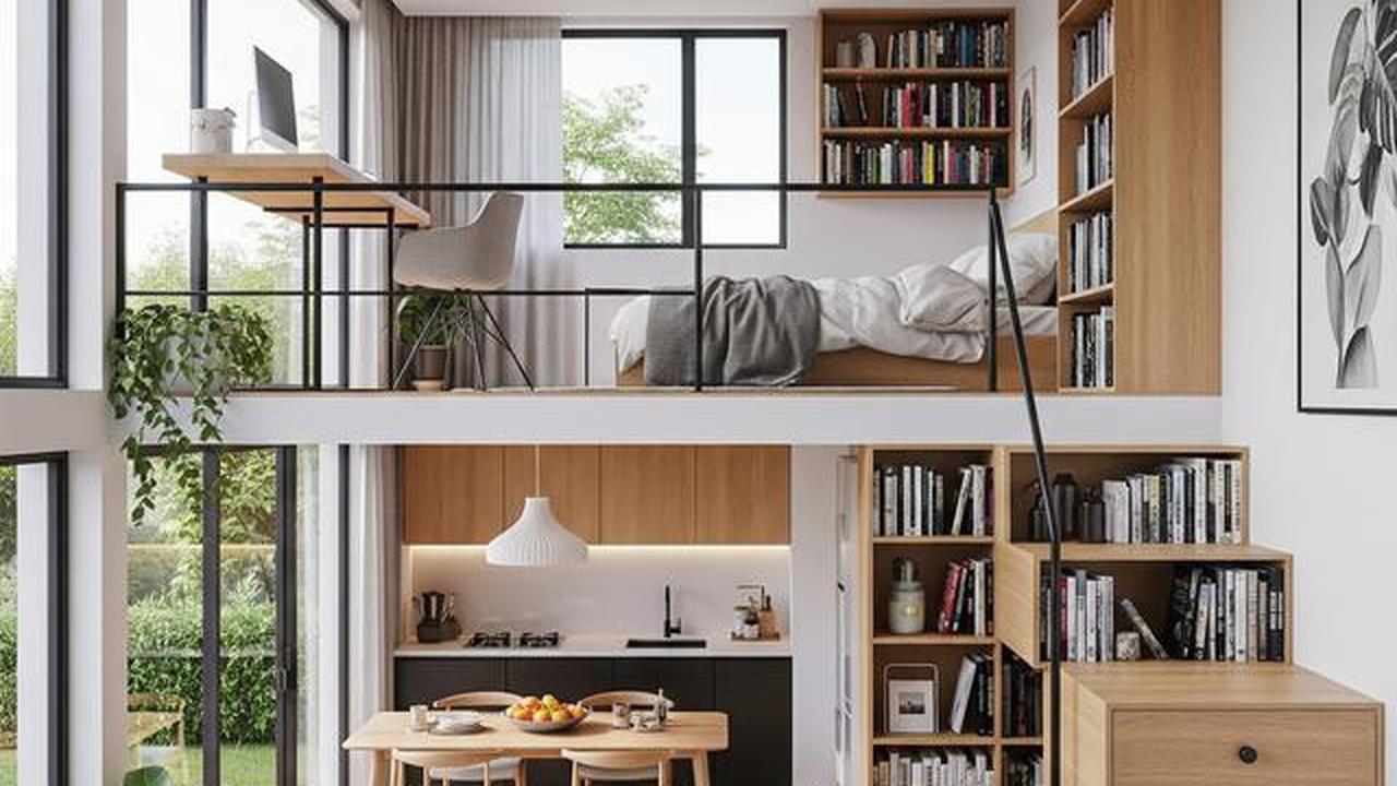 7 Desain Rumah Mungil Ala Villa dengan Mezzanine, Minimalis tapi Estetik