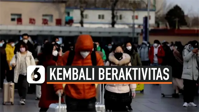 VIDEO: Liburan Tahun Baru China Selesai, Masyarakat Kembali ke Beijing