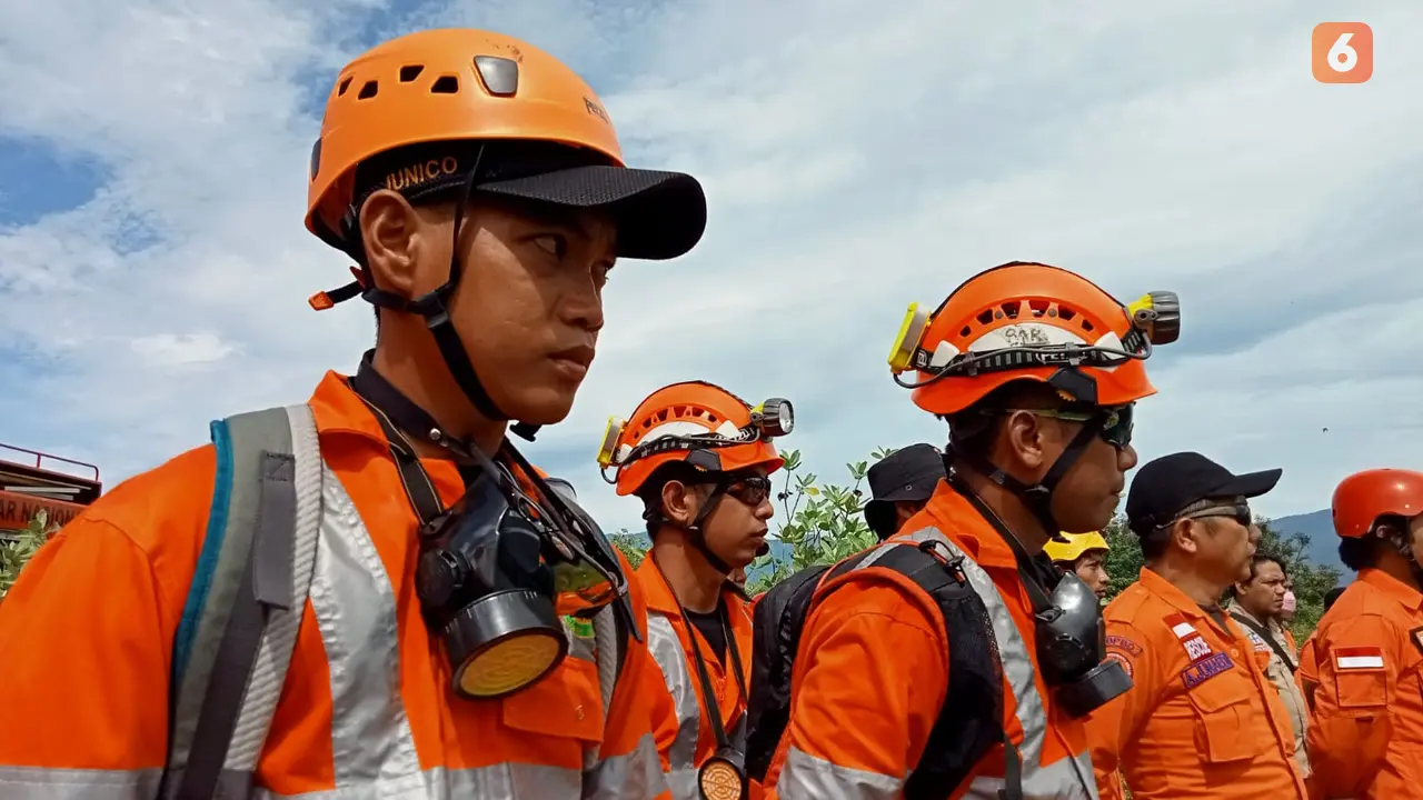 latihan kesiapsiagaan SAR di Palu