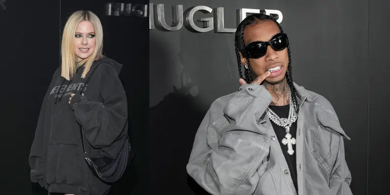 Tampil di Paris Fashion Week, Avril Lavigne dan Tyga Kepergok Ciuman