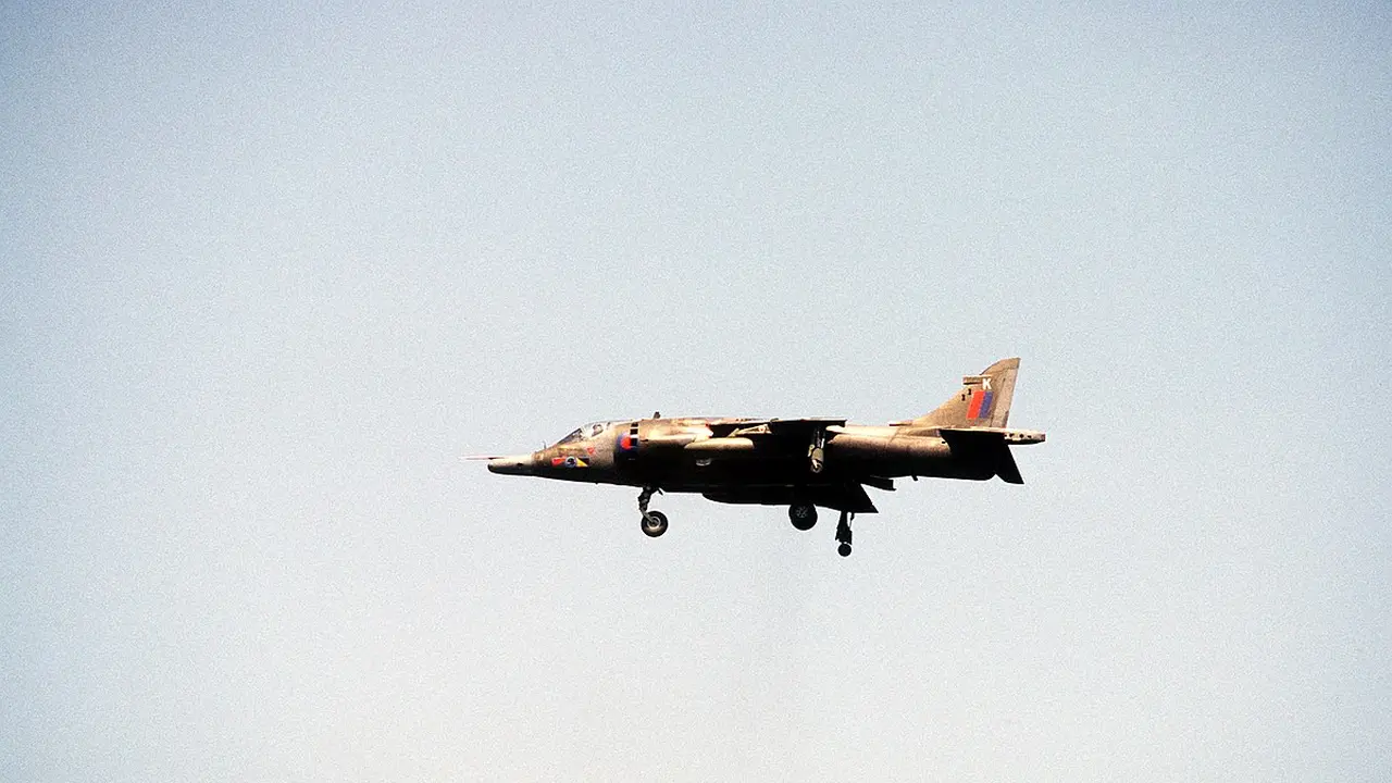Royal Air Force Harrier (wikimedia commons)