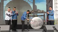 Pj  Bupati Tangerang, Andi Ony saat membuka acara di Alun-alun Tigaraksa Puspemkab, Tangerang, Kamis (2/5/2024). (Ist).