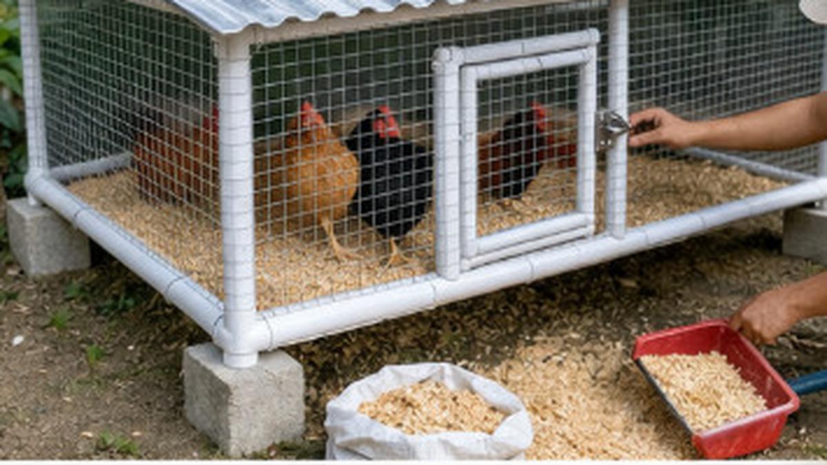 Cara Membuat Kandang Ayam dari Pipa PVC Bekas, Awet dan Kuat