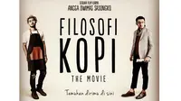 Film Filosopi Kopi The Movie mengambil syuting di dua tempat, Jakarta dan Malabar, Jawa Barat.
