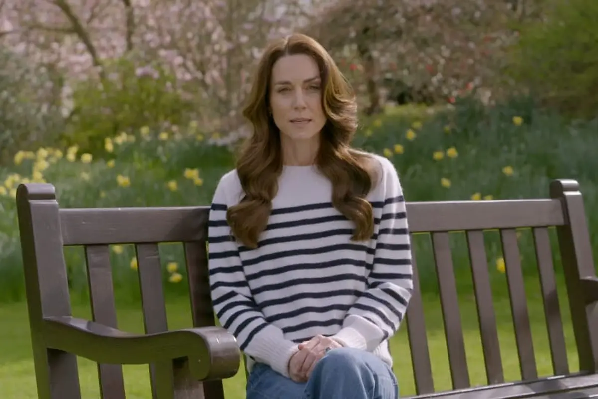 Kate Middleton umumkan dirinya sakit kanker. (Tangkapan layar YouTube/ The Prince and Princess of Wales).