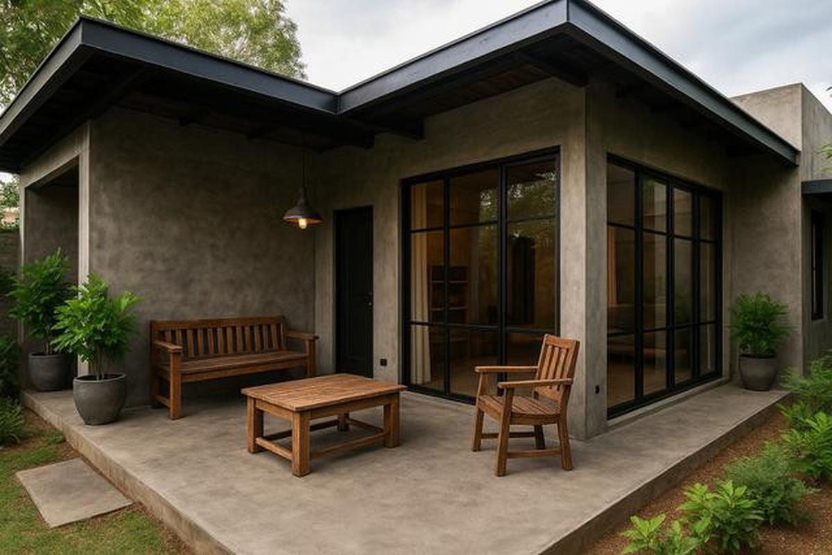 10 Model Teras Rumah Leter L Terbaru 2025, Nyaman dan Fungsional