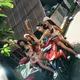 Ke empat member girl band No Na kompak berpose di atas motor bebek. Baila, Christy, Shazfa, dan Esther tampil dengan busana bernuansa tropikal yang playful. Mulai dari top berpetal merah, tank top bordir bunga, hingga mini dress payet pink, semuanya berpadu dengan makeup glowy bernuansa peach dan bibir glossy yang bikin tampilan terasa segar. [@nonawav]