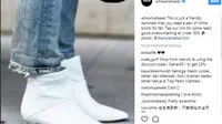 Kini sepatu boots tak lago membosankan dan tampil lebih atraktif dengan permainan motif yang seru.