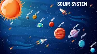 Ilustrasi Planet, Tata Surya (Photo created by brgfx on Freepik.com)