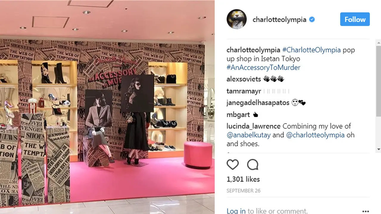 Seperti apa sepatu hasil kolaborasi dari desainer sepatu ternama Charlotte Olympia dan arsitek Zaha Hadid?