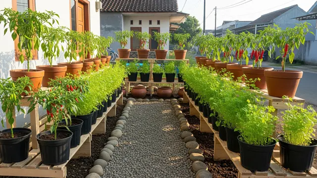 Tanaman Ketumbar Sebagai Pendamping Cabai yang Cocok untuk Teras Rumah