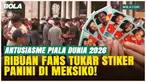 Ribuan Fans Serbu Bursa Tukar Stiker Panini di Meksiko: Messi dan Ronaldo Paling Diburu!