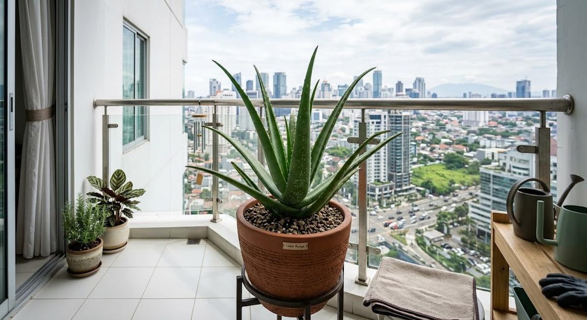 18 Tanaman yang Cocok Ditanam di Balkon Apartemen yang Terkena Angin Kencang