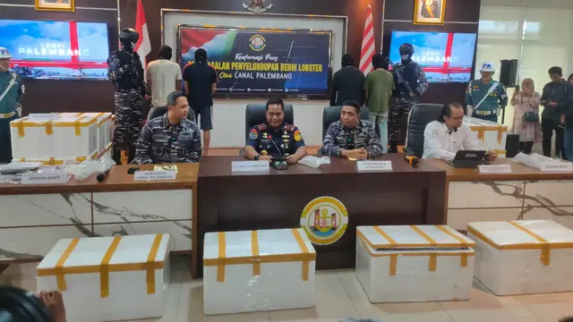 Penyelundupan Puluhan Ribu Benih Lobster Ilegal ke Singapura Digagalkan di Sumsel