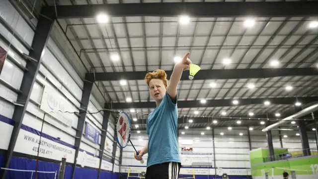 Ilustrasi bulu tangkis, badminton