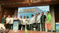 Suasana jumpa pers launching ITdBI 2016 di Balairung Soesilo Soedarman, Gedung Sapta Pesona, Kantor Kementerian Pariwisata, Jakarta, Senin (28/3/2016). (Bola.com / Oka Ahsan)