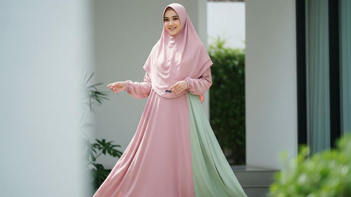 10 Abaya Gamis Syar’i Modern Tanpa Kesan Berlebihan, Tampil Elegan dan Nyaman Setiap Hari