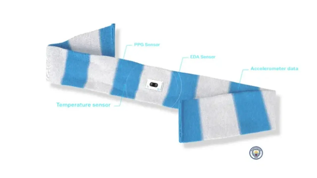 Syal pintar Manchester City. Dok: Cisco/Manchester City