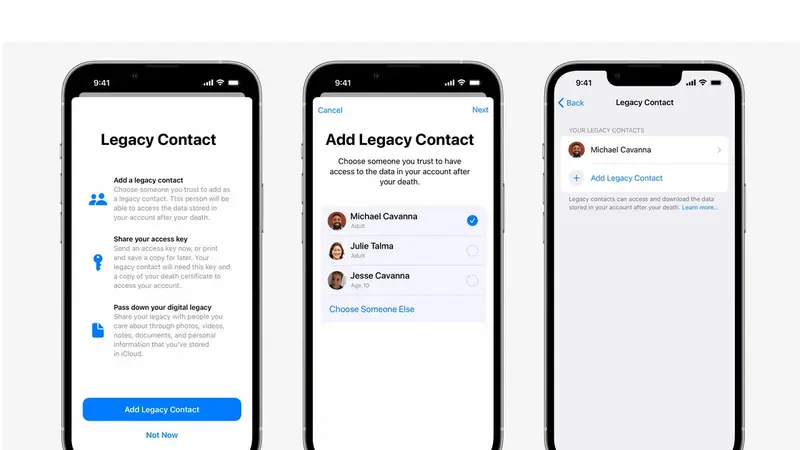 iOS 15.2 Legacy Contact